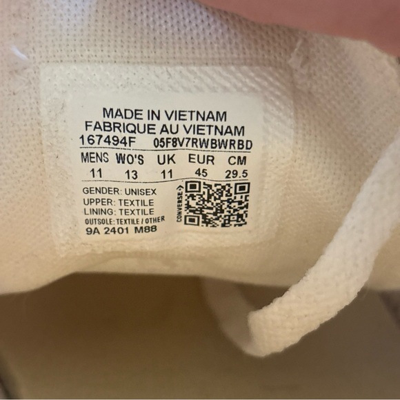 Converse Chuck Taylor All Star Low
Optical White - WIDE Fit - Size 11 m / 13 w - Picture 8 of 9